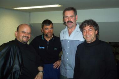 Toni, Hannes, Egon und Peter