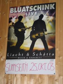 Bluatschink-Plakat